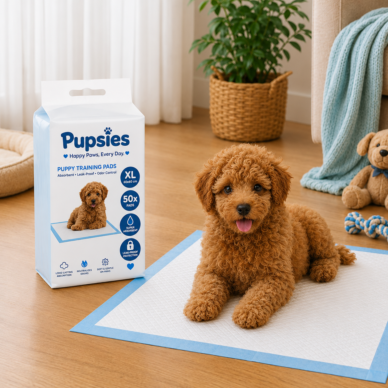 Pupsies puppy training pads